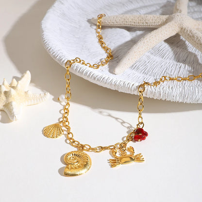 OCEAN CHARM NECKLACE