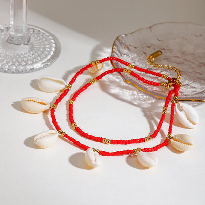 Beach Shell Anklet