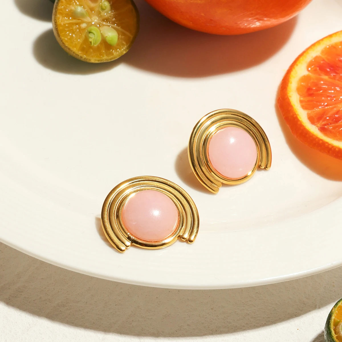 GEOMETRIC ARC EARRINGS
