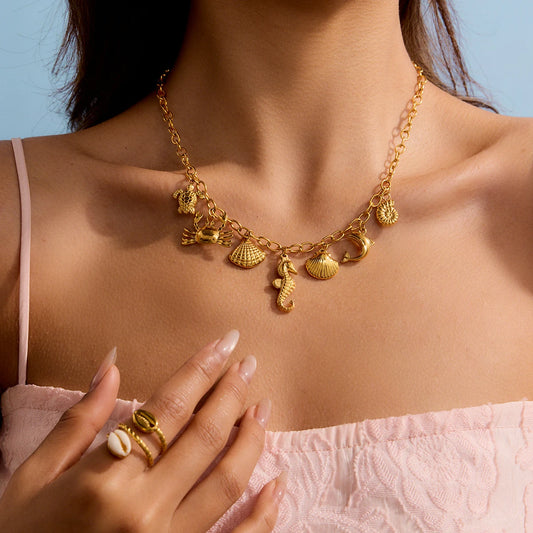 MULTI-CHARM NECKLACE