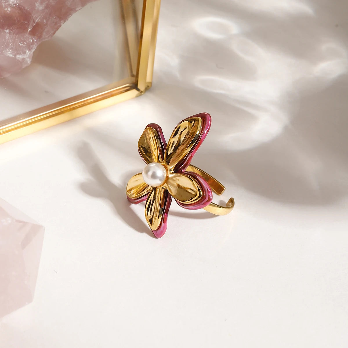 COLORFUL PEARL RING