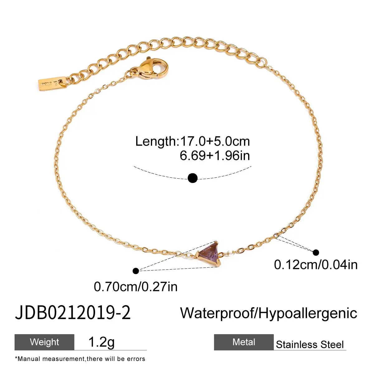 MINIMALISM BIRTHSTONE BRACELET