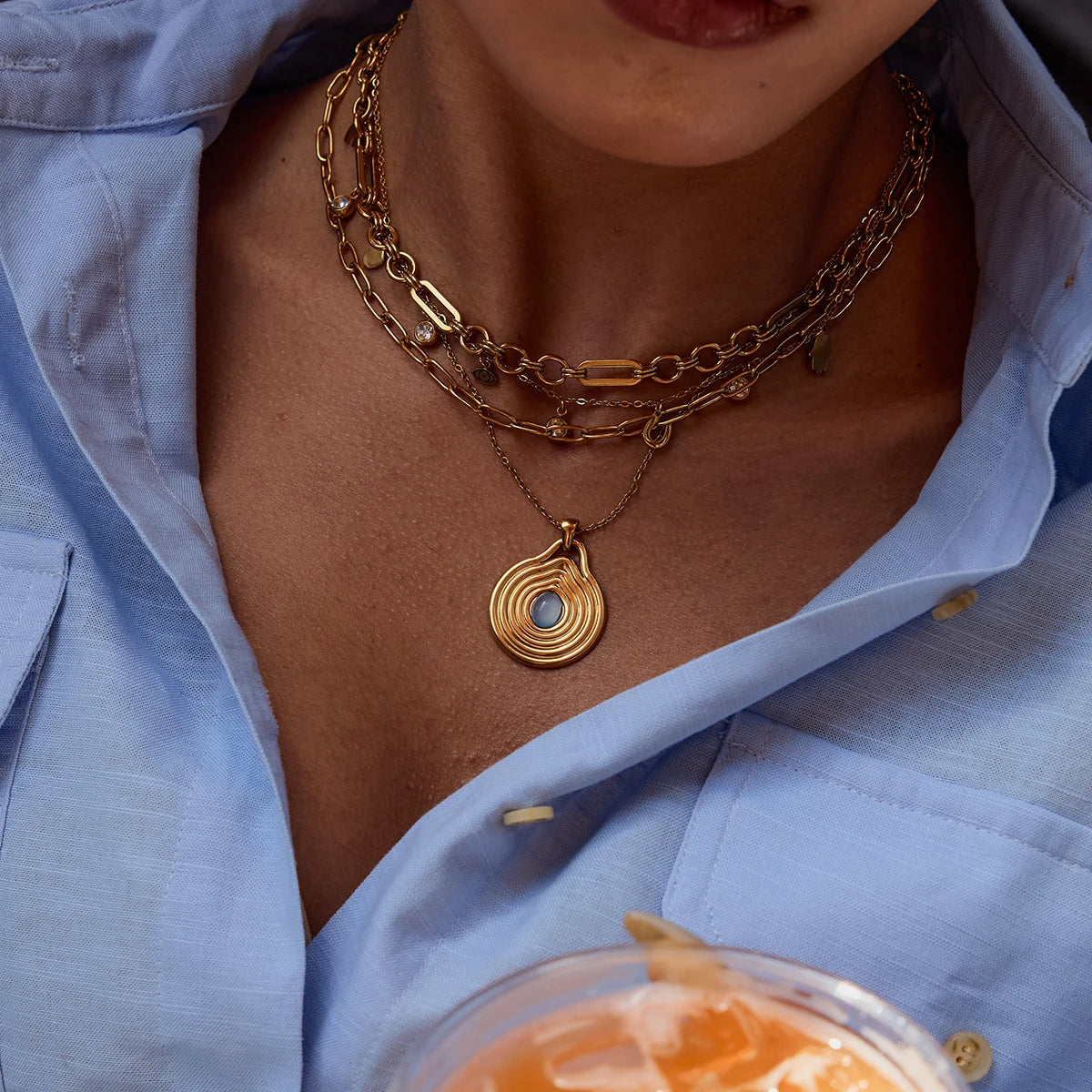 GEOMETRIC NECKLACE