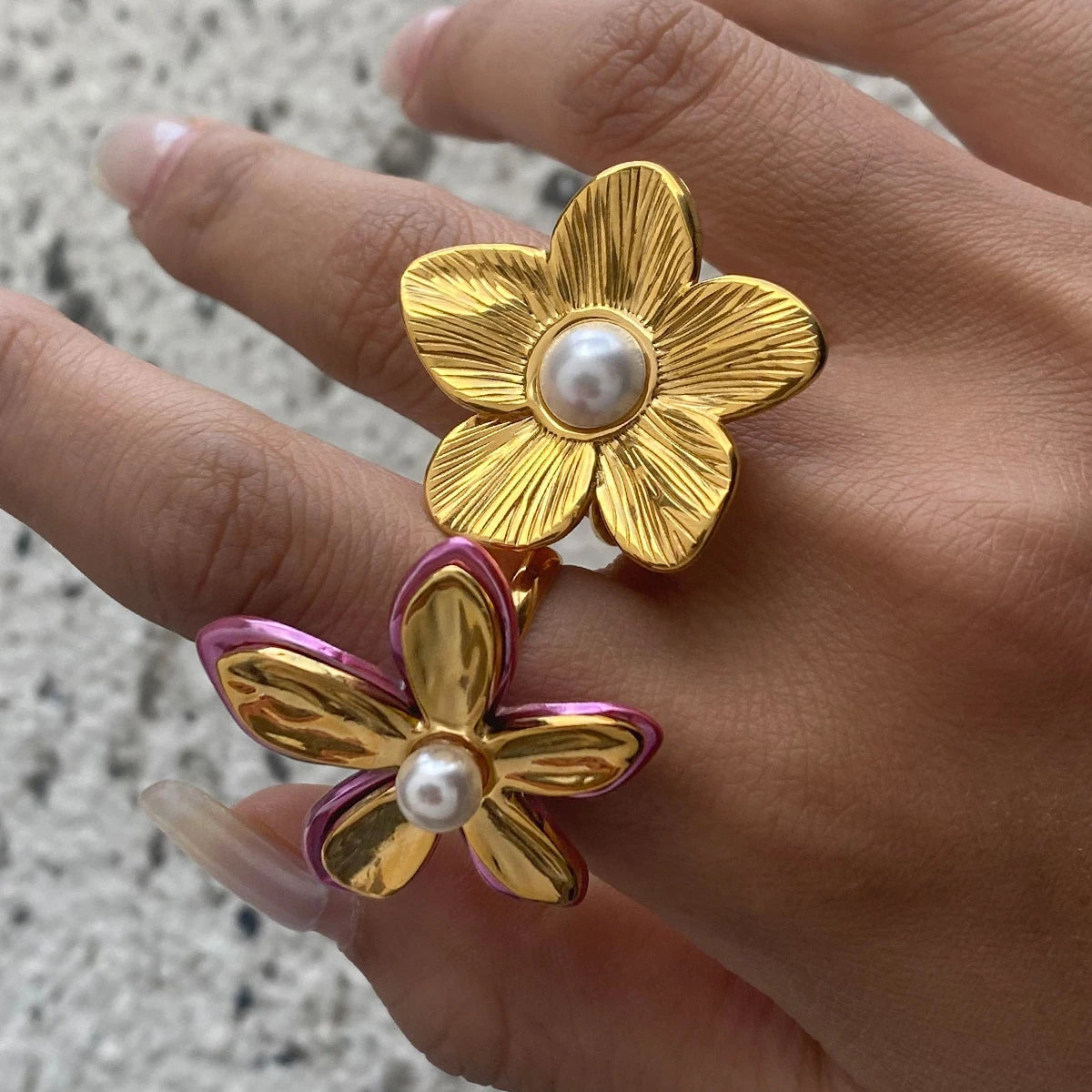 COLORFUL PEARL RING