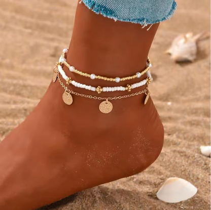 BOHO ANKLET SET