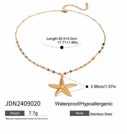 STARFISH PENDANT NECKLACE