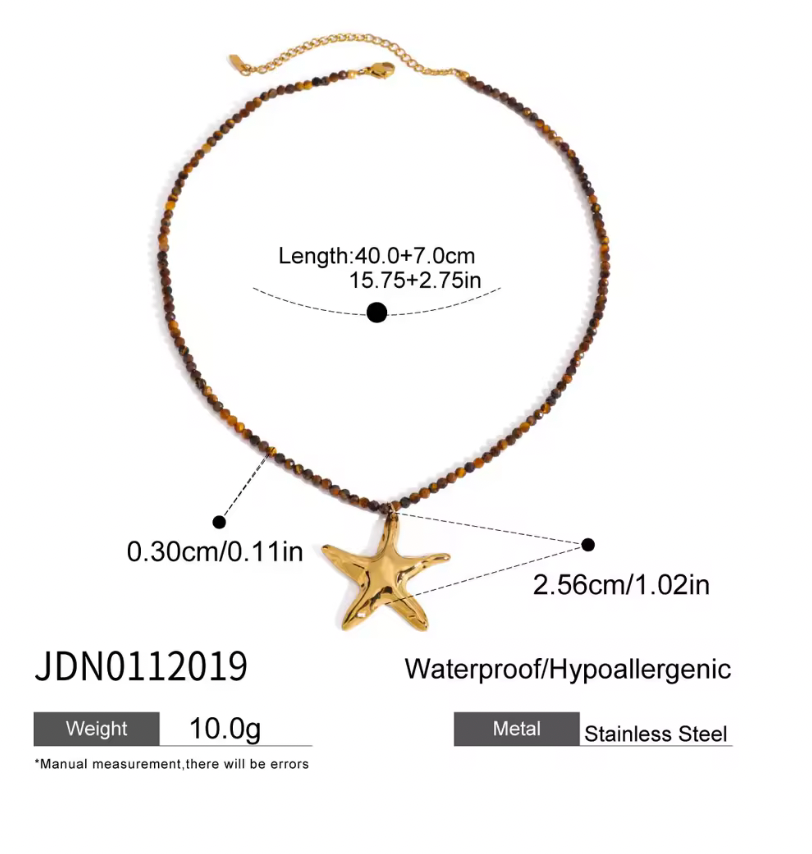 OCEAN STARFISH NECKLACE