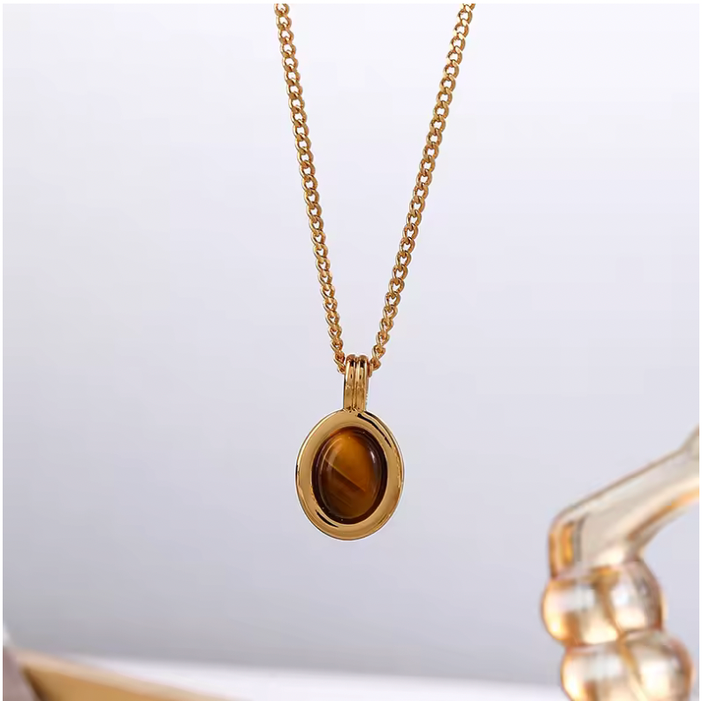 UNIQUE GEMSTONE NECKLACE
