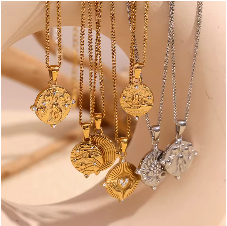 GOLDEN SOLAR NECKLACE