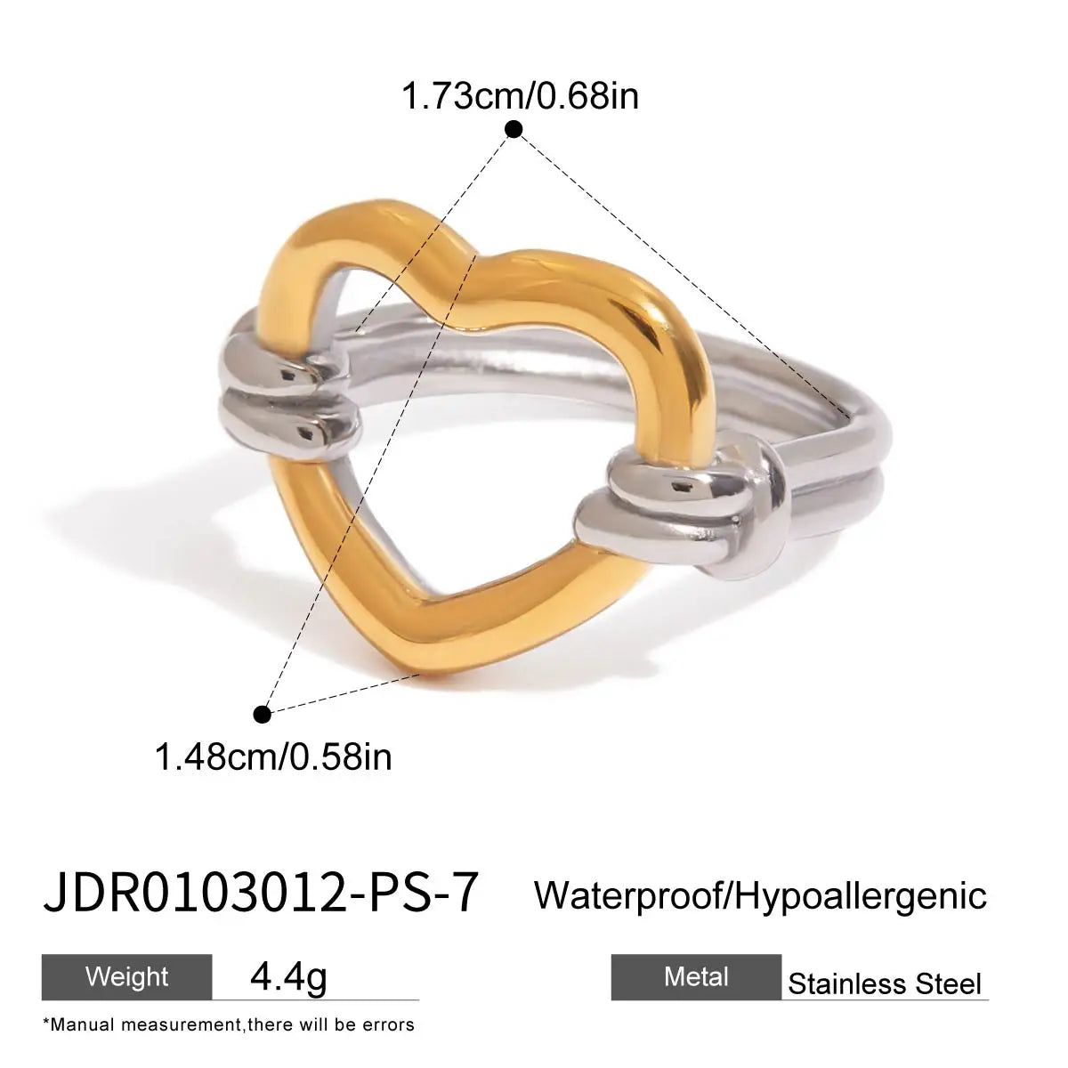 MINIMALIST HEART RING