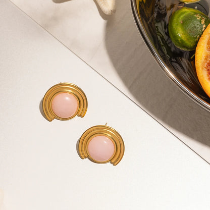 GEOMETRIC ARC EARRINGS